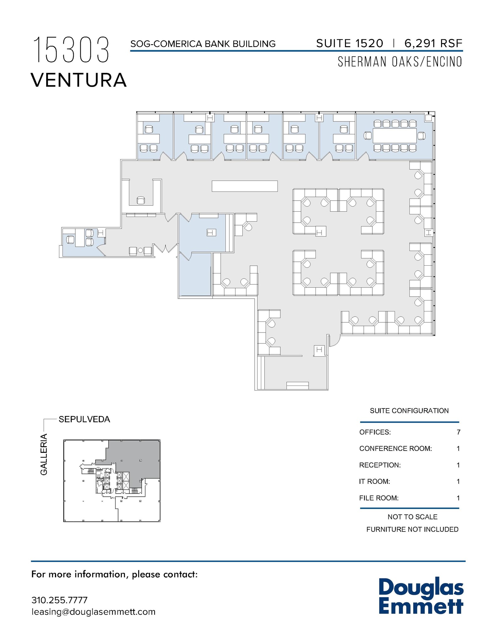 15301 Ventura Blvd, Sherman Oaks, CA for lease Floor Plan- Image 1 of 1