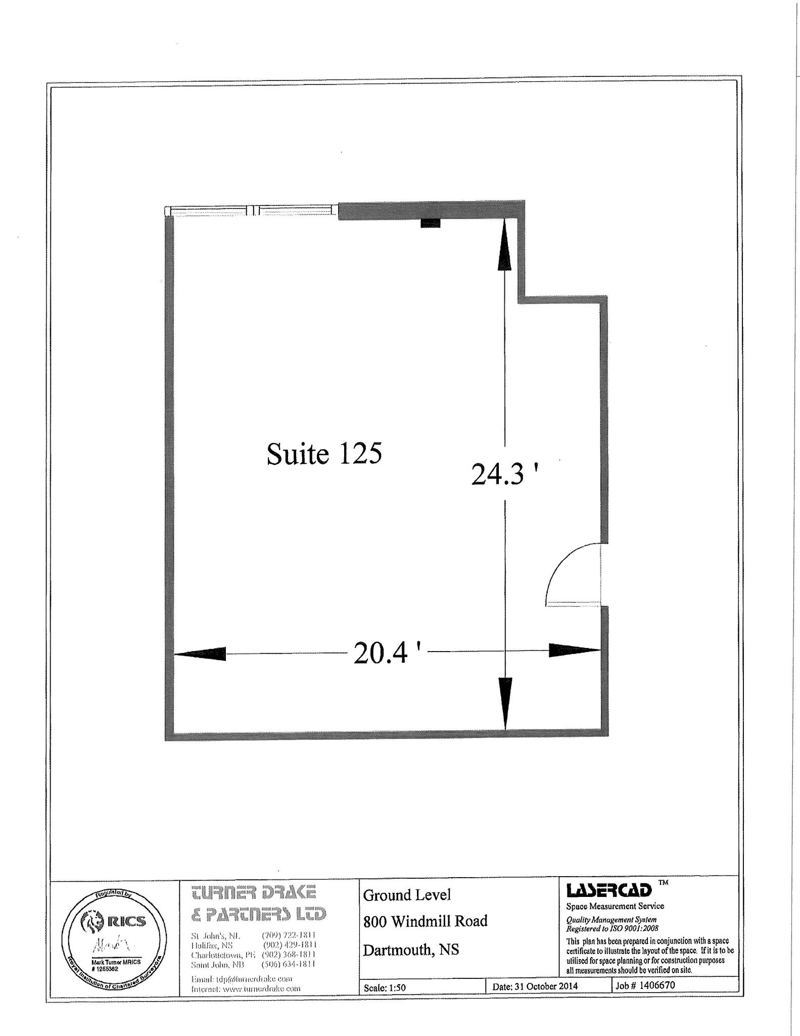 780 Windmill Rd, Dartmouth, NS for lease Floor Plan- Image 1 of 1