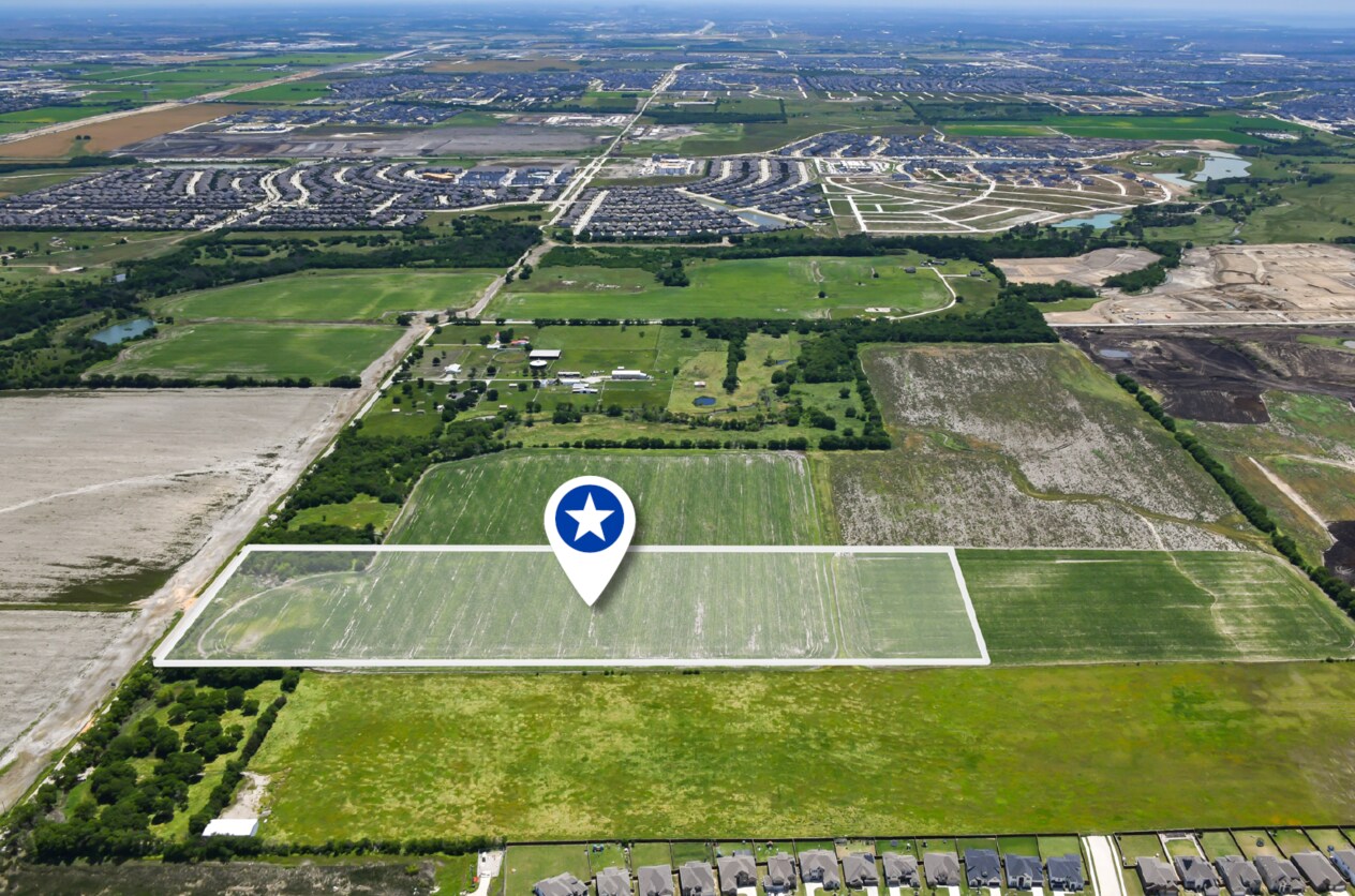 SWQ of Legacy Drive & W. Punk Carter Pkwy, Celina, TX for sale Aerial- Image 1 of 4