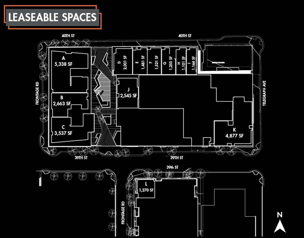 540 39th St, Oakland, CA for lease Site Plan- Image 1 of 1