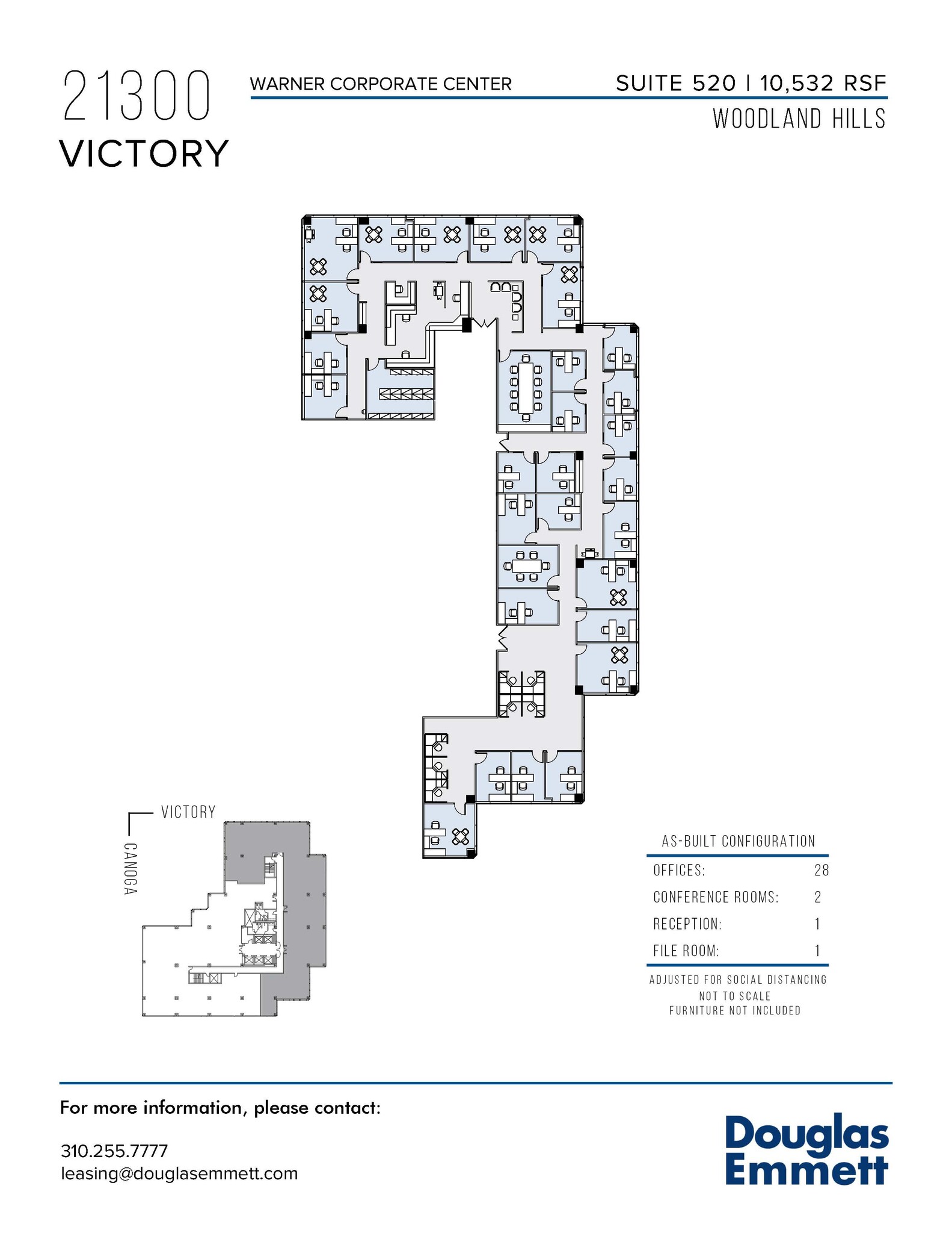 21300 Victory Blvd, Woodland Hills, CA for lease Floor Plan- Image 1 of 1