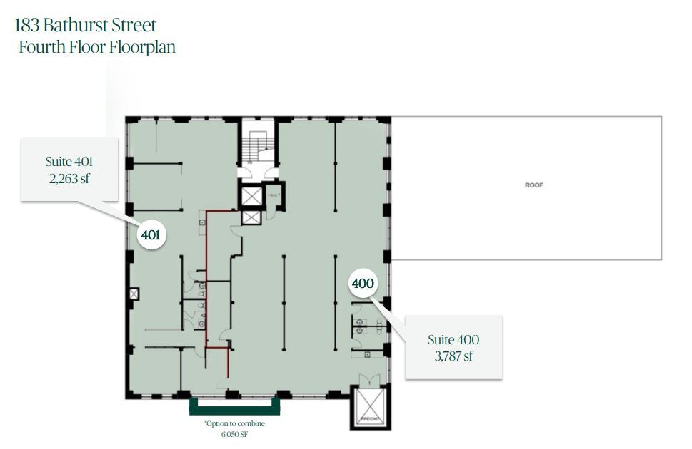 183 Bathurst St, Toronto, ON for lease Floor Plan- Image 1 of 1
