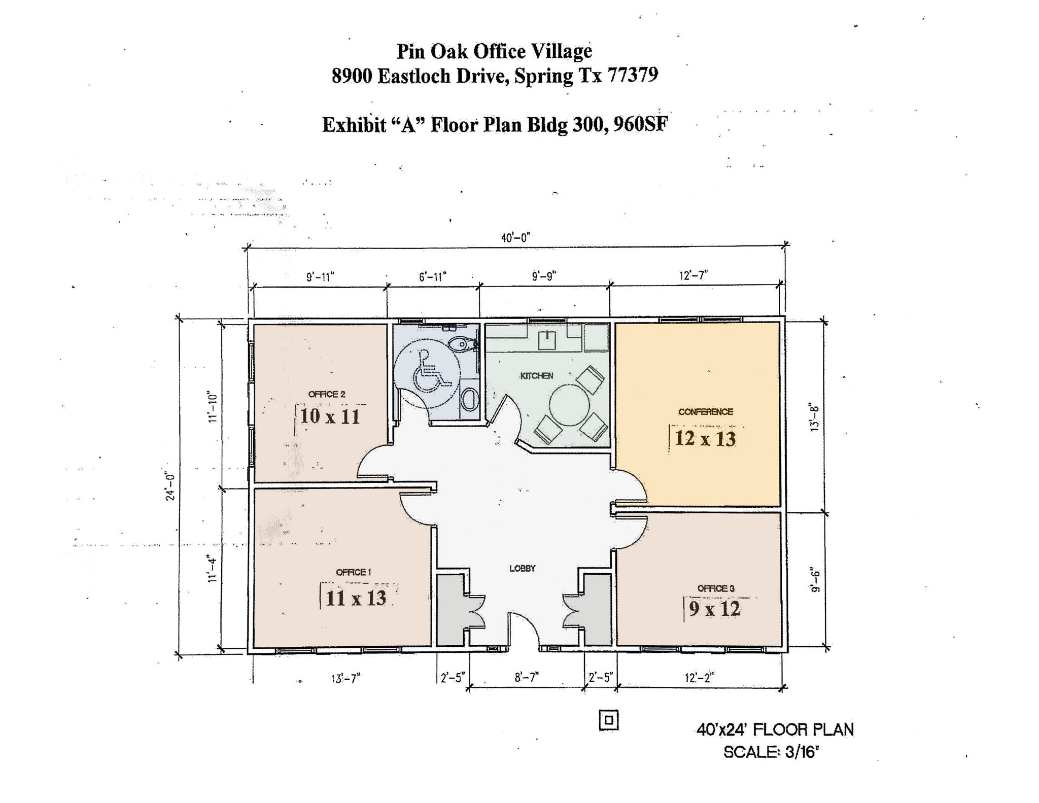 8900 Eastloch Dr, Spring, TX for lease Floor Plan- Image 1 of 1