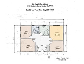 8900 Eastloch Dr, Spring, TX for lease Floor Plan- Image 1 of 1