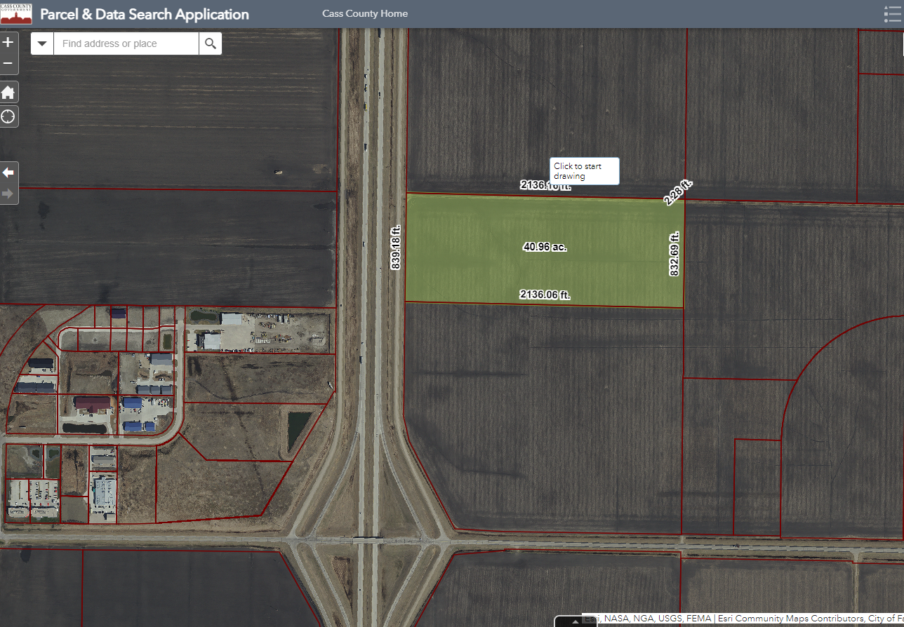 Stanley TWP ND Stanley TWP ND 99999 Horace ND 58047, Horace, ND for sale Aerial- Image 1 of 2