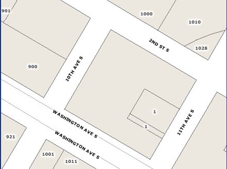 1024 Washington Ave S, Minneapolis, MN for sale - Plat Map - Image 2 of 6