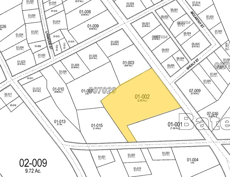 509 S Pine St, Batesburg-Leesville, SC for sale - Plat Map - Image 1 of 1
