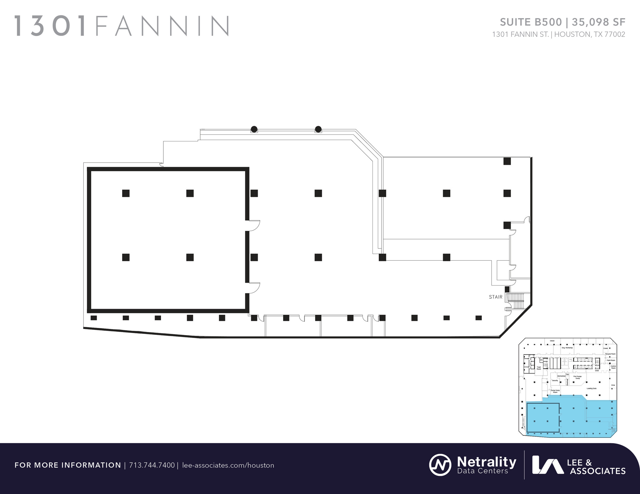 1301 Fannin St, Houston, TX for lease Floor Plan- Image 1 of 1