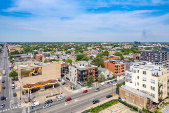 1616 N Western Ave, Chicago, IL - aerial  map view