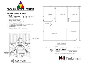 30600-30700 - 30800 Telegraph Rd, Bingham Farms, MI for lease Floor Plan- Image 2 of 2