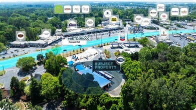 1505 Roswell Rd, Marietta, GA - AERIAL map view