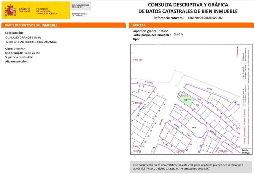 Land in Ciudad Rodrigo for sale - Building Photo - Image 2 of 10