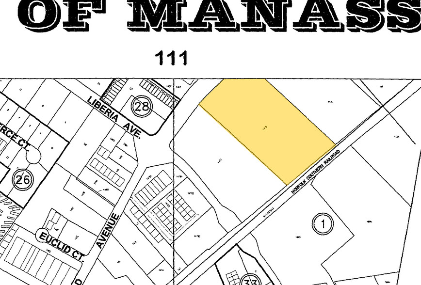 9061-9073 Euclid Ave, Manassas, VA for lease - Plat Map - Image 2 of 14