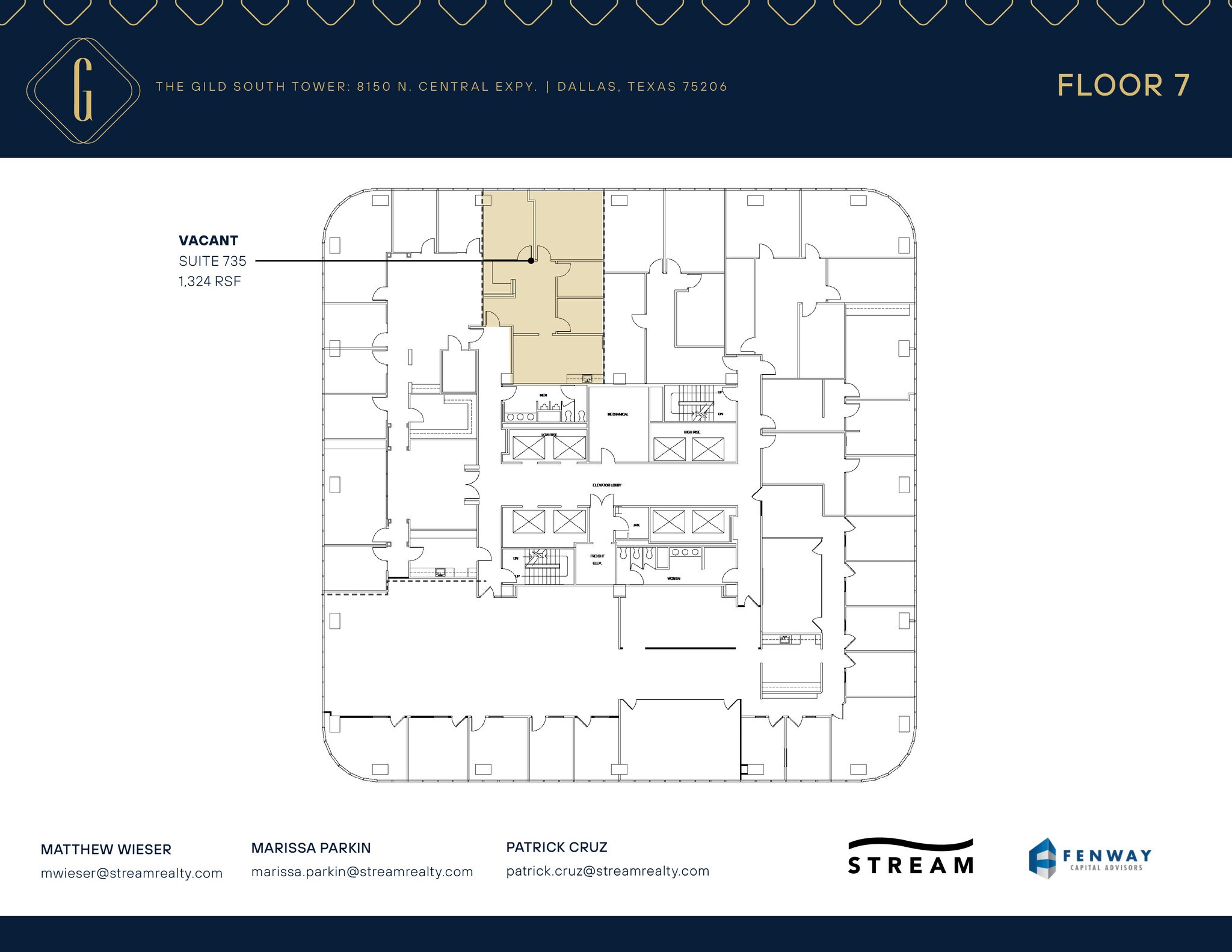 8350 N Central Expy, Dallas, TX for lease Floor Plan- Image 1 of 1