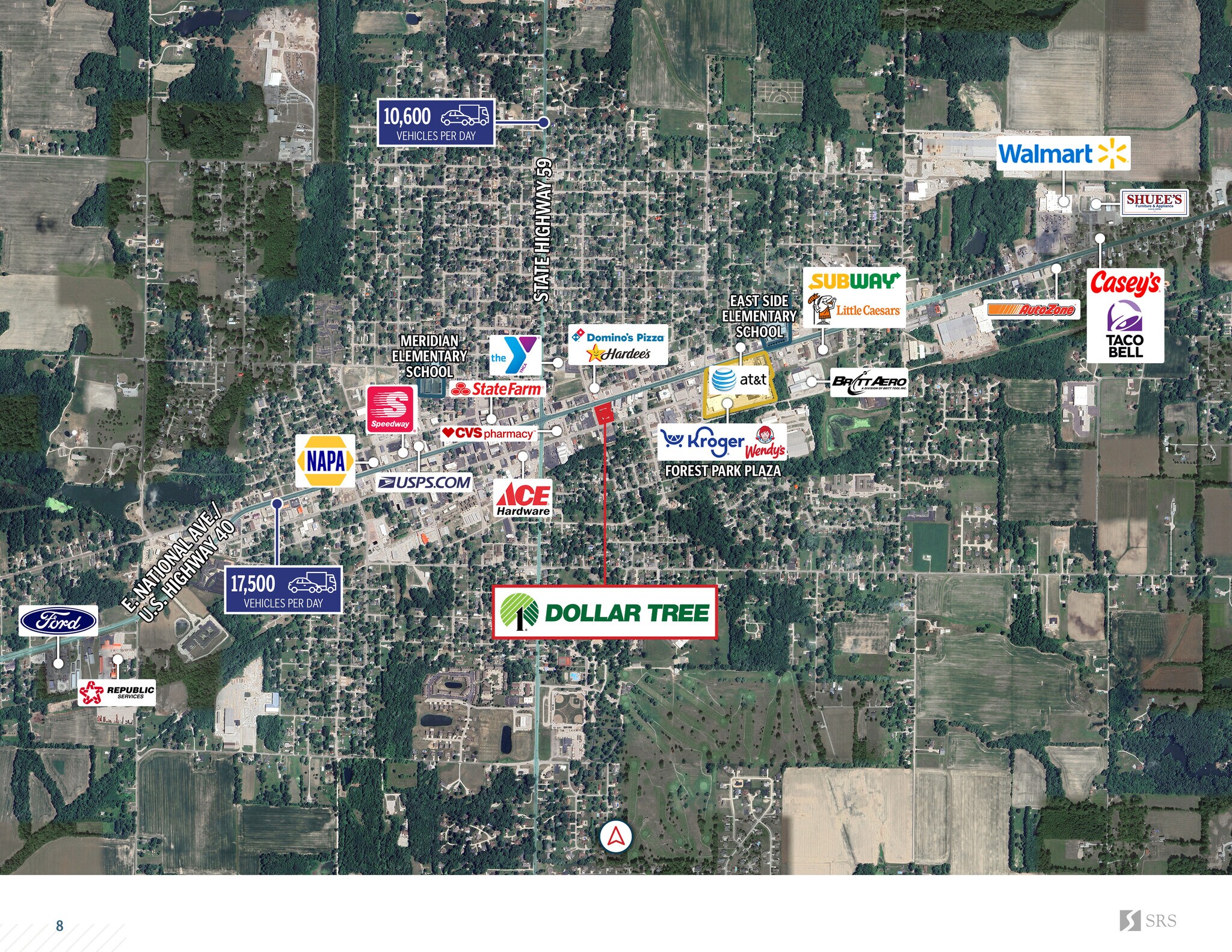 501 E National Ave, Brazil, IN 47834 Dollar Tree New 10yr Corp NN w