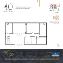 4041 N Central Ave, Phoenix, AZ for lease Floor Plan- Image 1 of 1