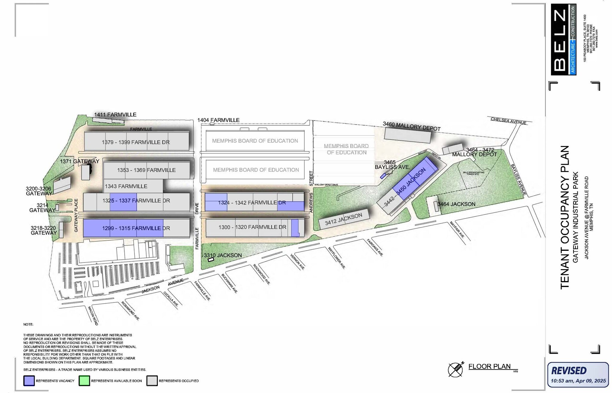 1324 Farmville Ave, Memphis, TN for sale Site Plan- Image 1 of 1