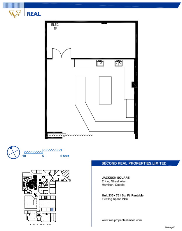 100, 110, and 120 King St W, Hamilton, ON for lease Floor Plan- Image 1 of 1