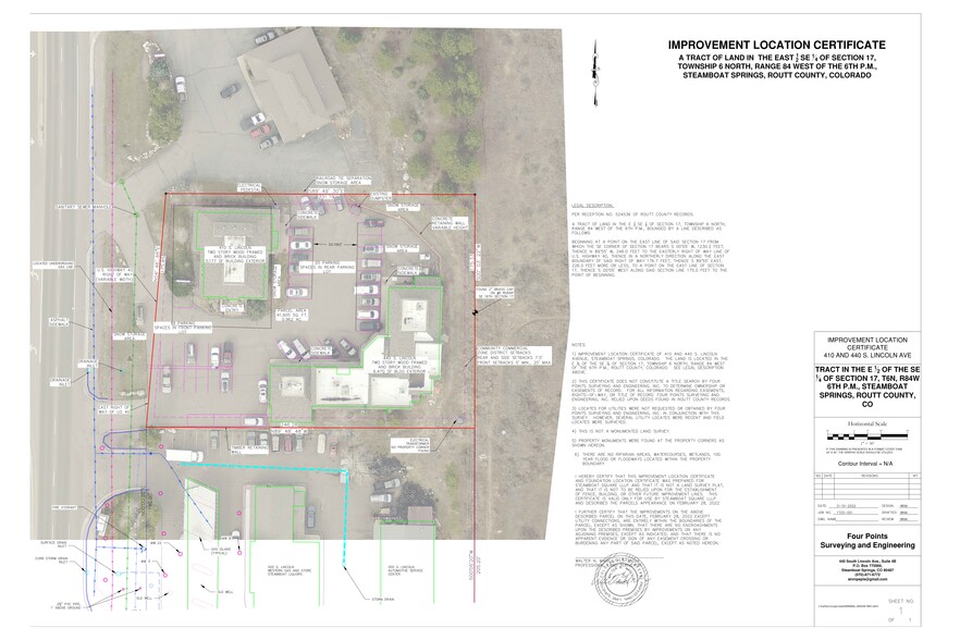 440 S Lincoln Ave, Steamboat Springs, CO for lease - Site Plan - Image 3 of 3