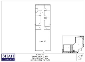 7320 Highway 90A, Sugar Land, TX for lease Floor Plan- Image 1 of 3