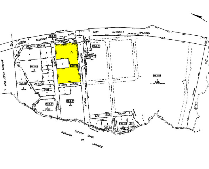 10 Melrose Ave, Cherry Hill, NJ for lease - Plat Map - Image 2 of 2