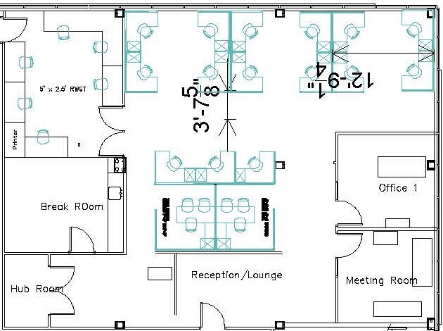 9401 Williamsburg Plaza, Louisville, KY for lease - Floor Plan - Image 3 of 3