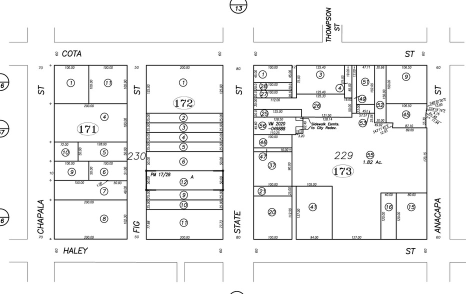 509 State St, Santa Barbara, CA for lease - Plat Map - Image 3 of 3