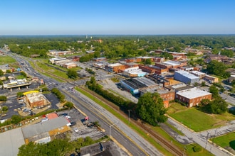 100 Musgrove St, Clinton, SC - AERIAL  map view