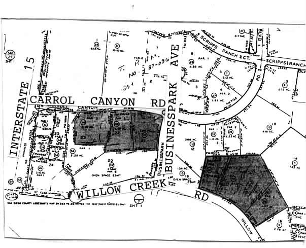 10100 Willow Creek Rd, San Diego, CA for lease - Plat Map - Image 2 of 2