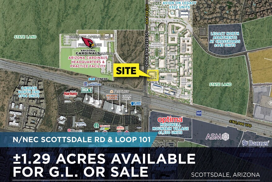 N/NEC Scottsdale Road & 101 loop, Scottsdale, AZ for sale - Primary Photo - Image 1 of 2