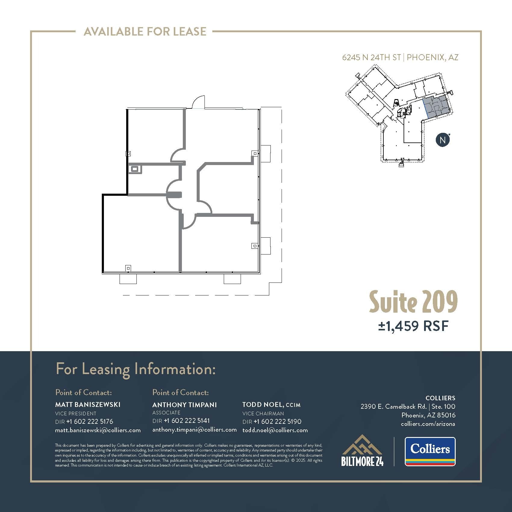 6245 N 24th Pky, Phoenix, AZ for lease Floor Plan- Image 1 of 1