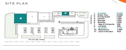 Hwy 6, Hitchcock, TX for lease Site Plan- Image 1 of 1