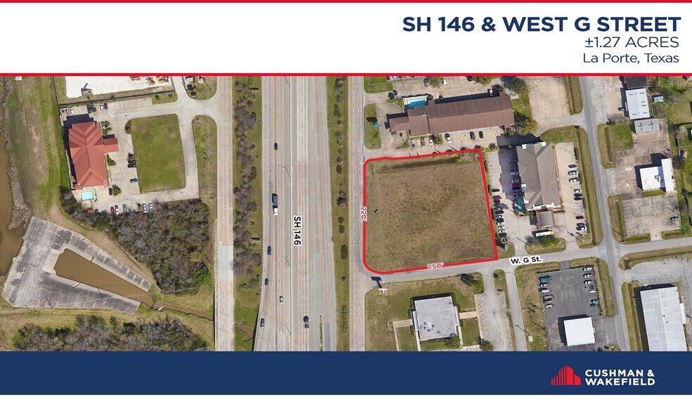 SH 146 & West G Street, La Porte, TX for sale - Building Photo - Image 1 of 3