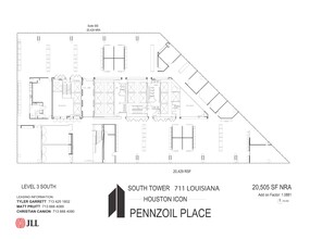 711 Louisiana St, Houston, TX for lease Floor Plan- Image 1 of 1