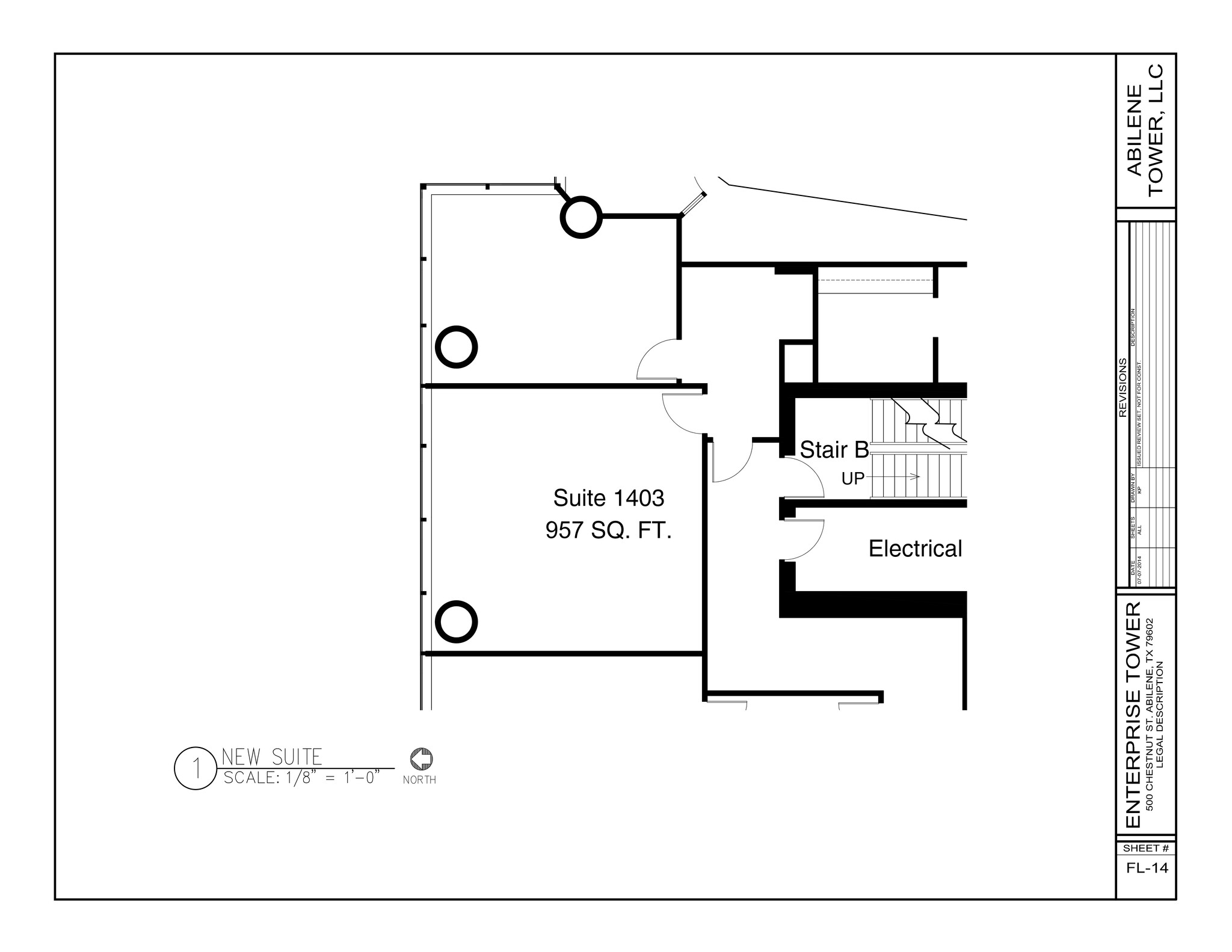 500 Chestnut St, Abilene, TX for lease Site Plan- Image 1 of 7