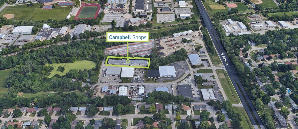 6455-6487 S 86th St, Omaha, NE for lease - Aerial - Image 2 of 5