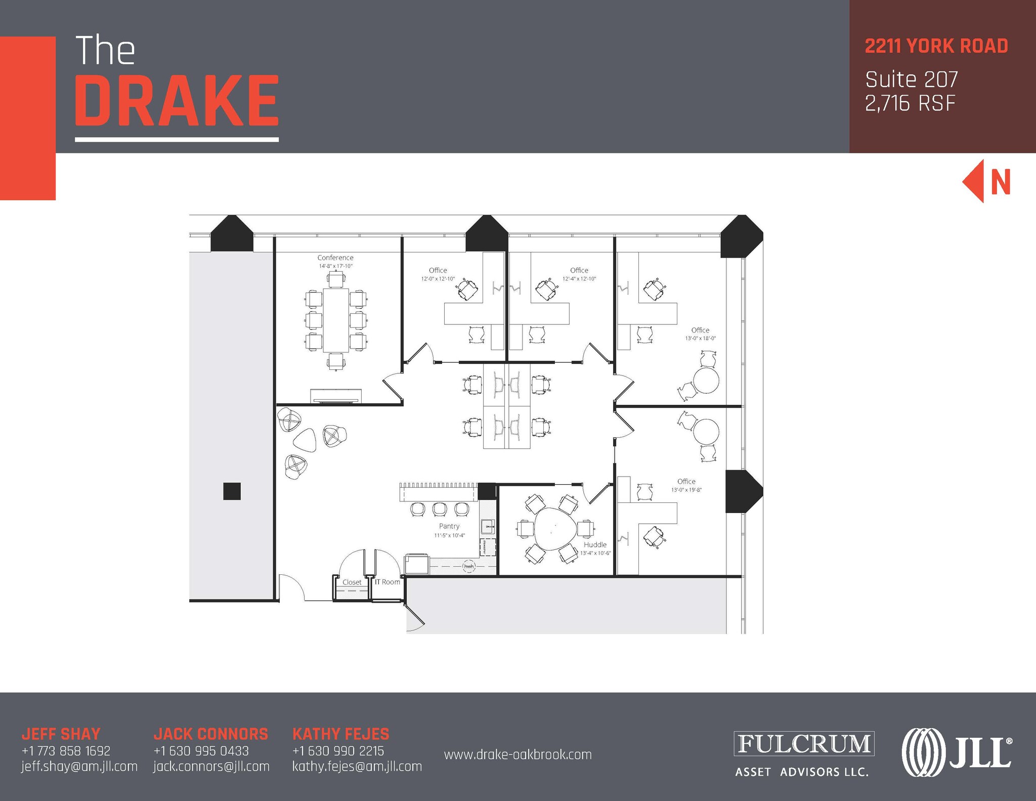 2211-2215 S York Rd, Oak Brook, IL for lease Floor Plan- Image 1 of 1