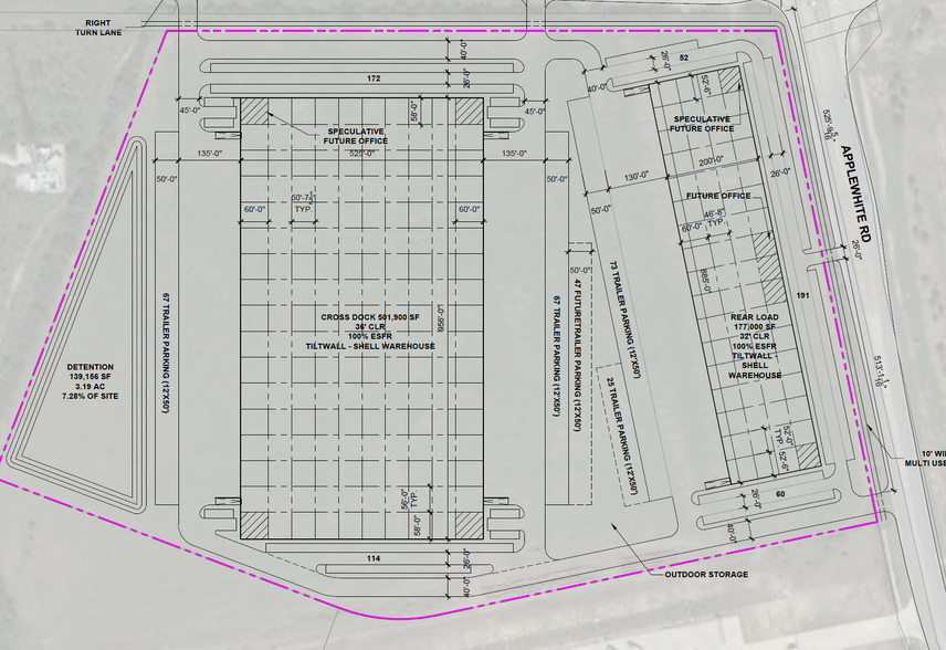 Applewhite Rd, San Antonio, TX for lease - Site Plan - Image 2 of 2