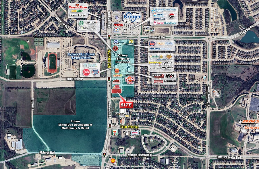 6836 Blue Mound Rd, Fort Worth, TX for sale - Goad Map - Image 2 of 4