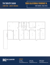 1600 N California Pky, Fort Worth, TX for lease Floor Plan- Image 1 of 3