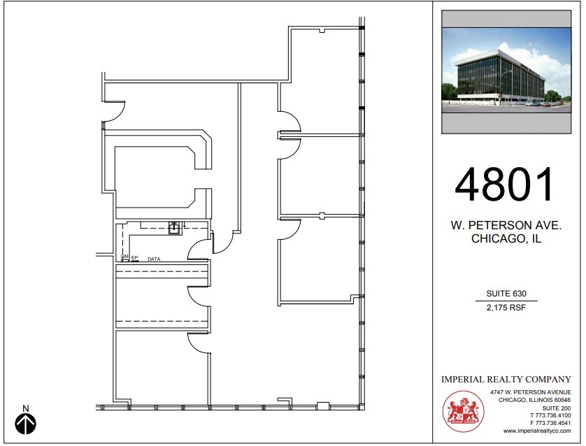 4801 W Peterson Ave, Chicago, IL for lease Floor Plan- Image 1 of 6