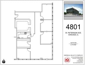 4801 W Peterson Ave, Chicago, IL for lease Floor Plan- Image 1 of 6