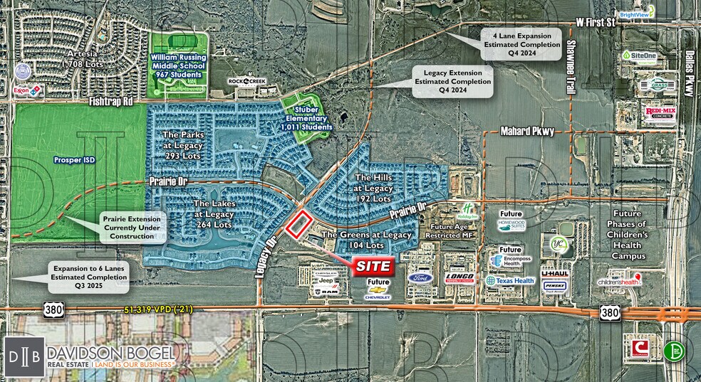 Prosper - SEC - Legacy Dr. & Prairie Dr., Prosper, TX for sale - Building Photo - Image 1 of 1