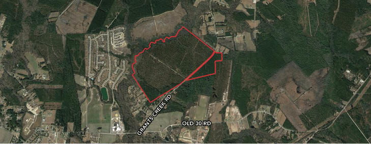 Grant Creek Rd, Jacksonville, NC for sale - Aerial - Image 1 of 1