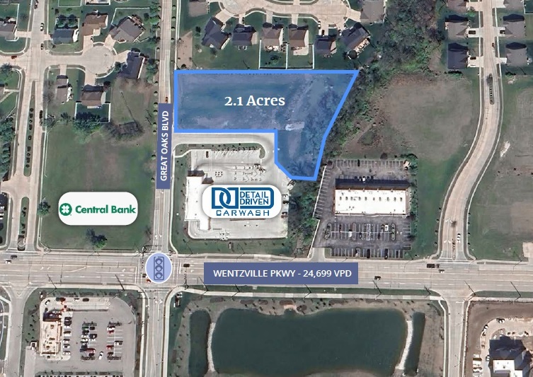 2 Acres Great Oaks Dr, Wentzville, MO for sale - Building Photo - Image 1 of 3