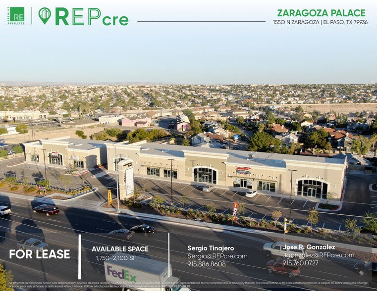 1550 N Zaragoza Rd, El Paso, TX for lease - Building Photo - Image 1 of 6