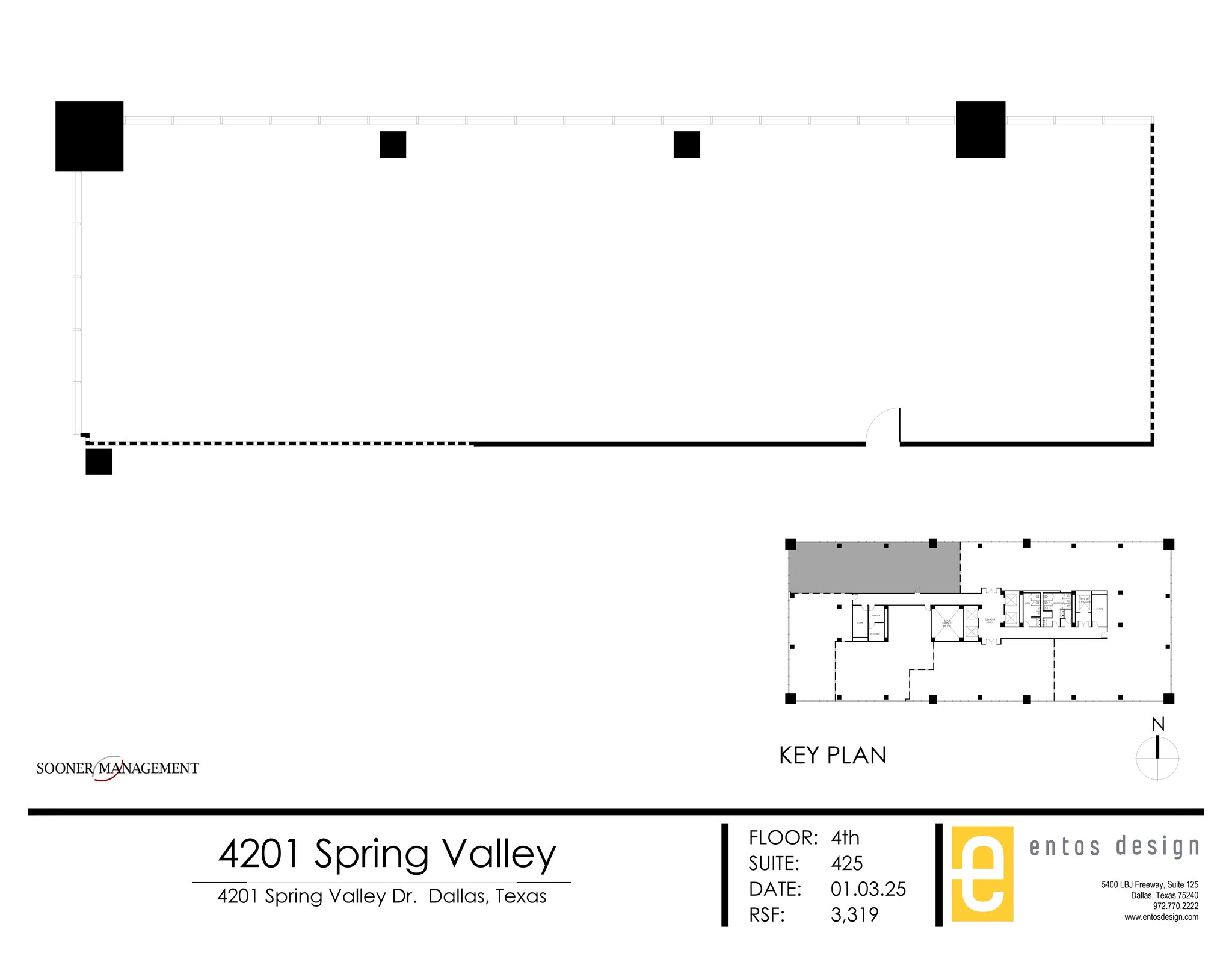 4201 Spring Valley Rd, Dallas, TX for lease Site Plan- Image 1 of 1