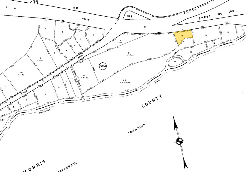 2915 State Rt 23, Newfoundland, NJ for sale - Plat Map - Image 2 of 2