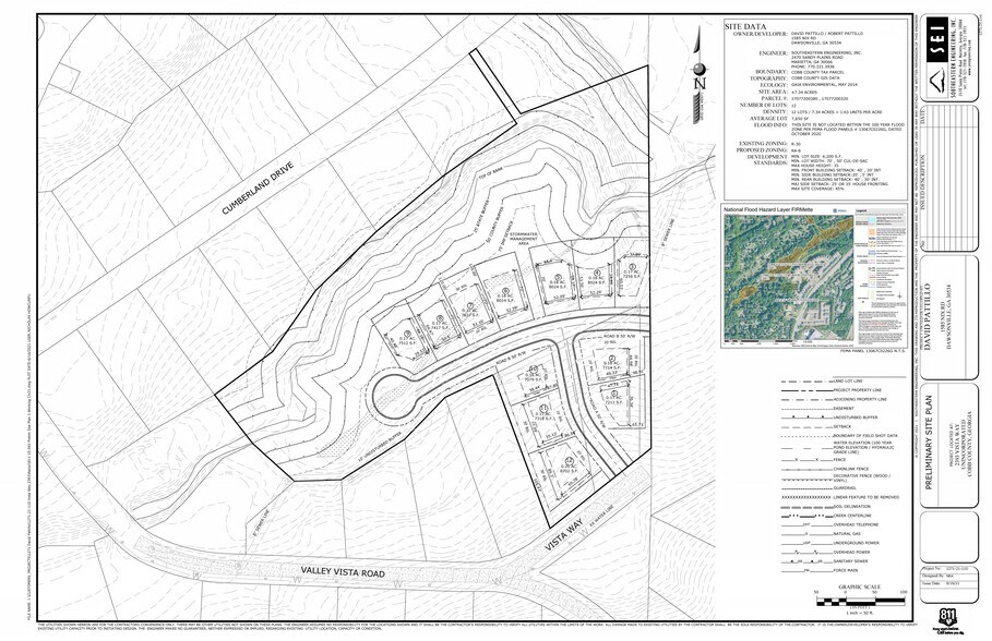 2393 Vista Way SE, Smyrna, GA for sale - Site Plan - Image 1 of 1