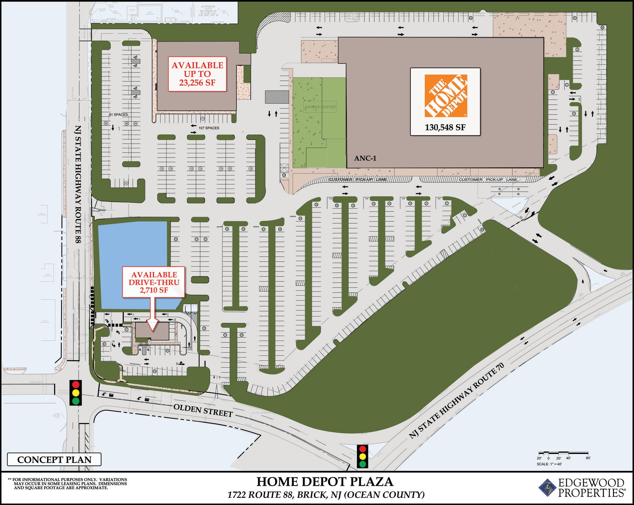 1722 Route 88, Brick, NJ for lease Site Plan- Image 1 of 2